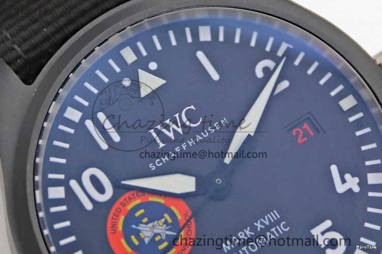 MIROTIME 0403 Mark XVIII ‘TOPGUN SFTI’ Ceramic M+F Best Edition Black Dial on Black Nylon Strap A MultiPurpose 7047